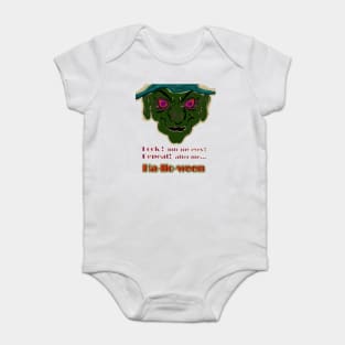 Green Goblin Halloween Spell Baby Bodysuit